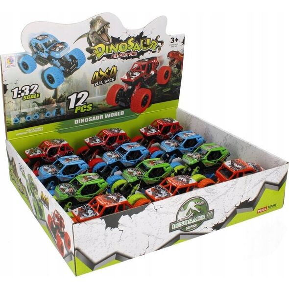 Mega Creative AUTO TEREN MET DZ/SW P/B 15CM DINO MC12/72/144 13435439 5904335899283