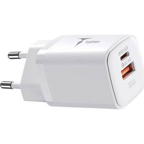 Ładowarka T-Phox ŁAD SIEC T-PHOX HANDY SERIES 33W T-PP08 USB/USB-C WHITE 13439638 6974670441040