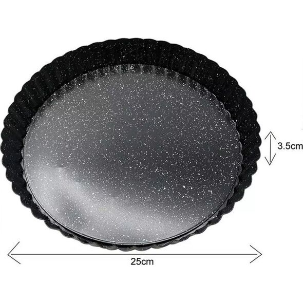KingHoff BLACHA FORMA DO TARTY 25CM WYJMOWANE DNO KINGHOFF KH-1769 13439787 5908287217690