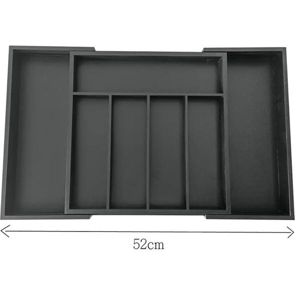 KingHoff WKŁAD ORGANIZER DO SZUFLADY NA SZTUĆCE ROZSUWANY 52/31X31CM KINGHOFF KH-1745 13439805 5908287217454