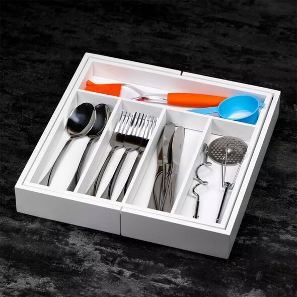 KingHoff WKŁAD ORGANIZER DO SZUFLADY NA SZTUĆCE ROZSUWANY 52/31X31CM KINGHOFF KH-1746 13439808 5908287217461