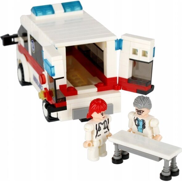 ALLEBLOX KLOCKI KONSTR ALLEBLOX CITY 255EL 34X27X6 AMBUL 13440449 5904335887365