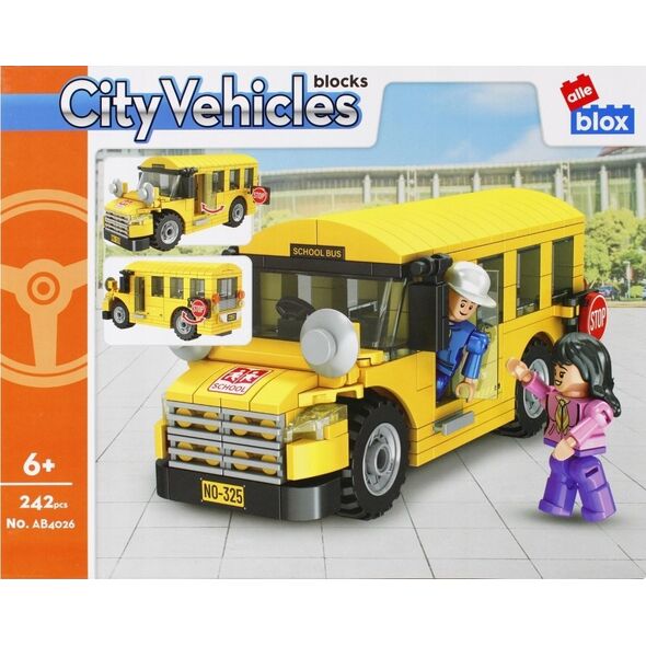 ALLEBLOX KLOCKI KONSTR ALLEBLOX CITY 242EL 34X27X6 BUS P 13440458 5904335887082