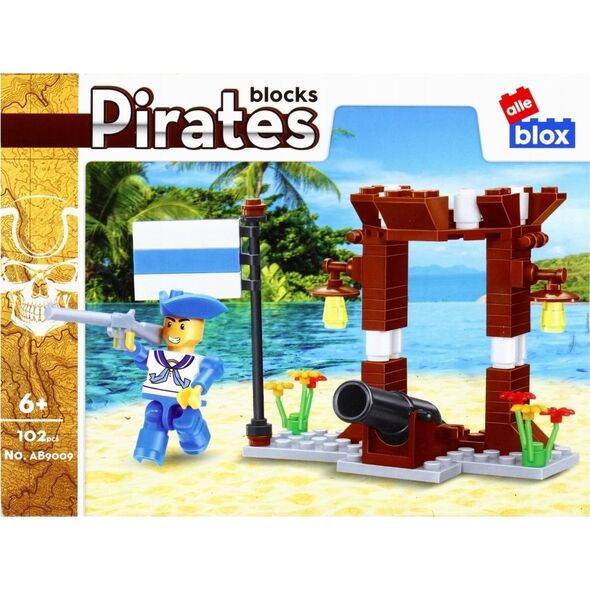 ALLEBLOX KLOCKI KONSTR ALLEBLOX PIRAT 102EL 19X7X5 PUD 13440493 5904335888294