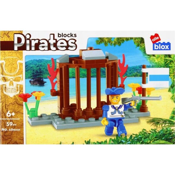 ALLEBLOX KLOCKI KONSTR ALLEBLOX PIRAT 59EL 15X10X5 PUD 13440496 5904335888904