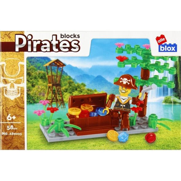 ALLEBLOX KLOCKI KONSTR ALLEBLOX PIRAT 58EL 15X10X5  PUD 13440501 5904335889086