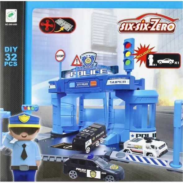 Mega Creative PARKING POLICJA AKC MET 23X23X7 MC WB 30/60 13440602 5904335894752
