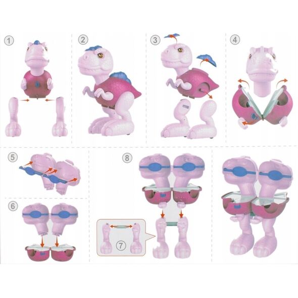 Mega Creative TOALETKA DINO AKC 39X39X23 MC WB 12 13441536 5905523609479