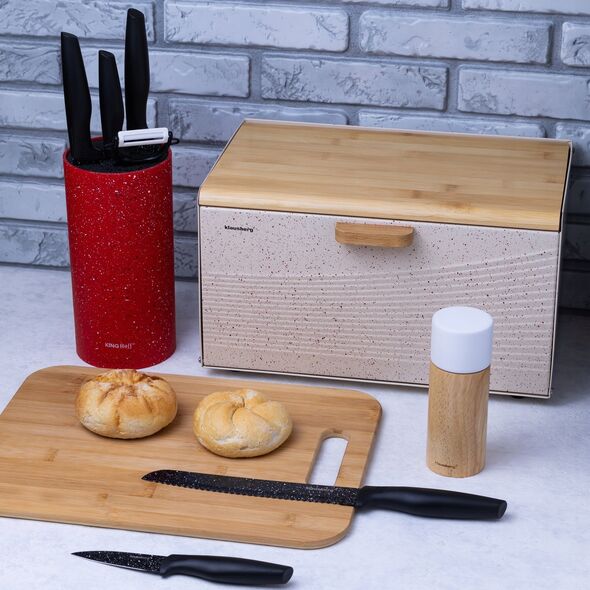 Klausberg ZESTAW NOŻY KUCHENNYCH 6 EL. Z POWŁOKĄ MARMUROWĄ KLAUSBERG KB-7613 13452358 5908287276130
