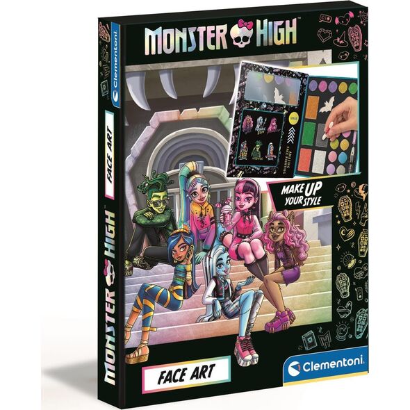 Clementoni Clementoni Zestaw do malowania twarzy Face Art Monster High 18788 p6 13452509 8005125187881