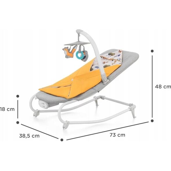 KinderKraft KINDERKRAFT gultukas FELIO 2, forest yellow, KBFELI20YEL0000 13453651 5902533921102