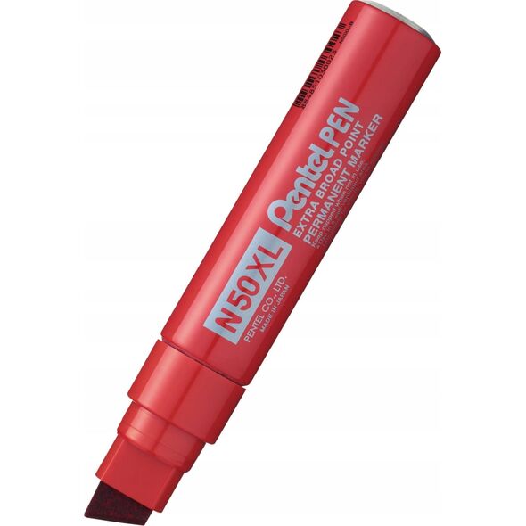 Pentel Marker permanentny Pentel Pen N50XL czerwony, CZERWONY 13454964 884851030023