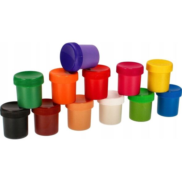 Starpak FARBY PLAK 12KOL 20ML SCHOOL2 STK FOL 6/24 13455482 5905523628036