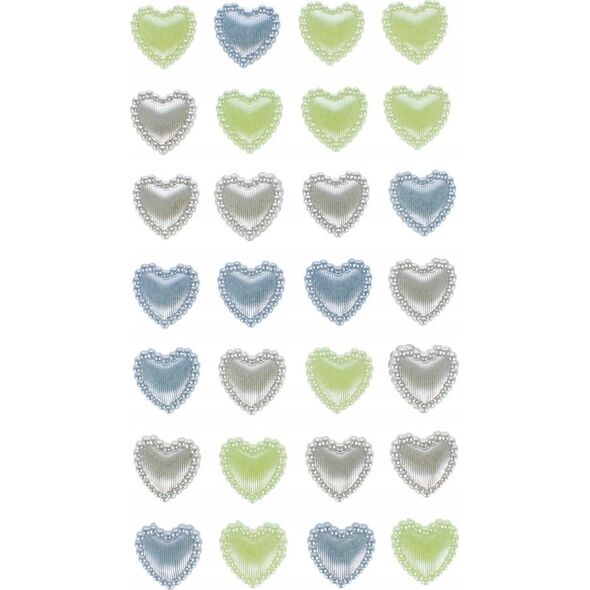 Craft with Fun OZDOBA DEK PERLOWA SPRZYL SERC 28SZT NI/BI12/144 13455802 5905523621570