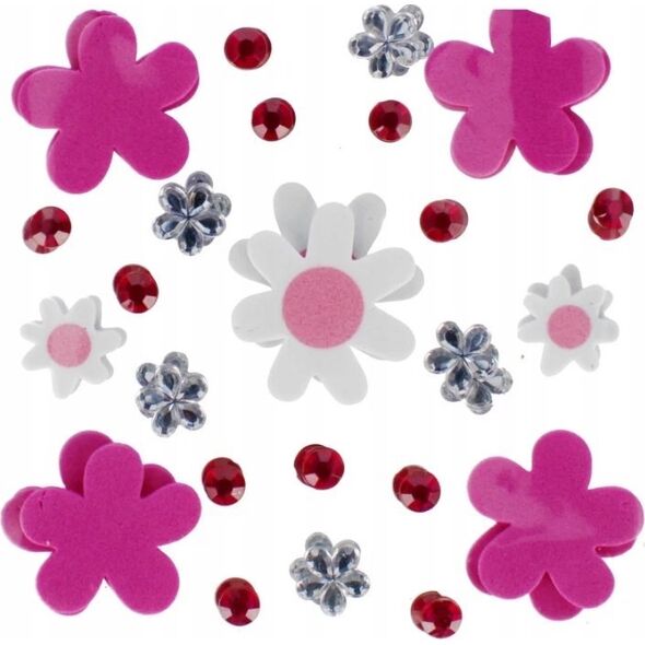 Craft with Fun OZDOBA DEK EVA KWIAT SPRZYL KRYSZTA CF 12/144 13455804 5905523621525