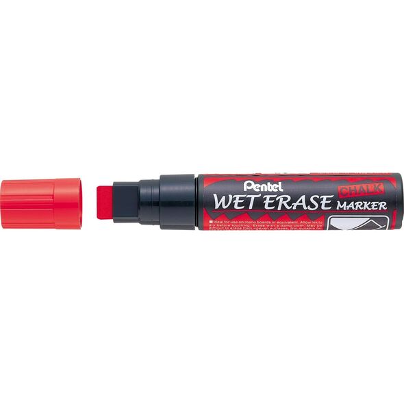 Pentel Marker kredowy Pentel Jumbo SMW56 czerwony, CZERWONY 13456242 4902506069962