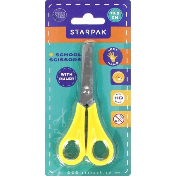 Starpak NOZYCZKI MET 130 LEWORECZ Z MIAR STK B/C 24/288 13456468 5905523628081