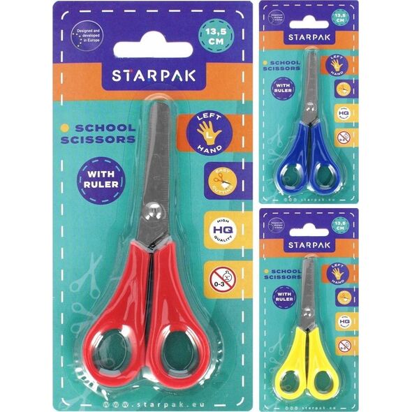 Starpak NOZYCZKI MET 130 LEWORECZ Z MIAR STK B/C 24/288 13456468 5905523628081