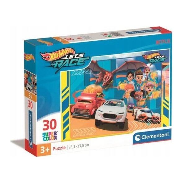 Clementoni Clementoni Puzzle 30el SuperColor Hot Wheels 20284 13460107 8005125202843