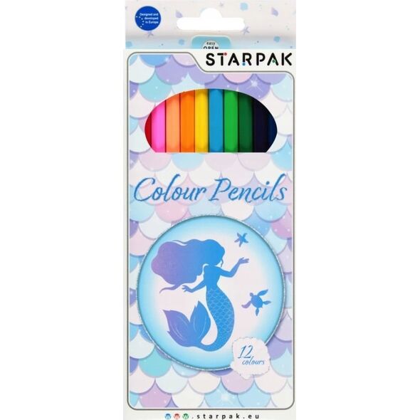 Starpak KREDKI OLO 12KOL MERMAID STK PUD 12/144 13466250 5905523631470