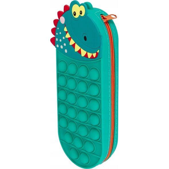 Piórnik Starpak PIORNIK SILIKON POP-IT 1ZAM DINO STK PB 13467771 5905523634075