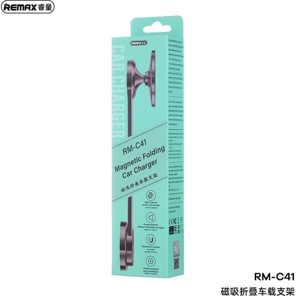 Remax UCHWYT SAM REMAX RM-C41 MAGNETIC FOLDING BLACK 13468651 6954851214533