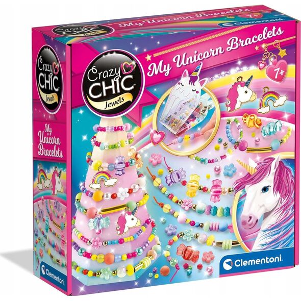 Clementoni ZEST KREAT CRAZY CHIC BRANSOLETKI Z JEDNOROZ CLM 13469077 8005125508822