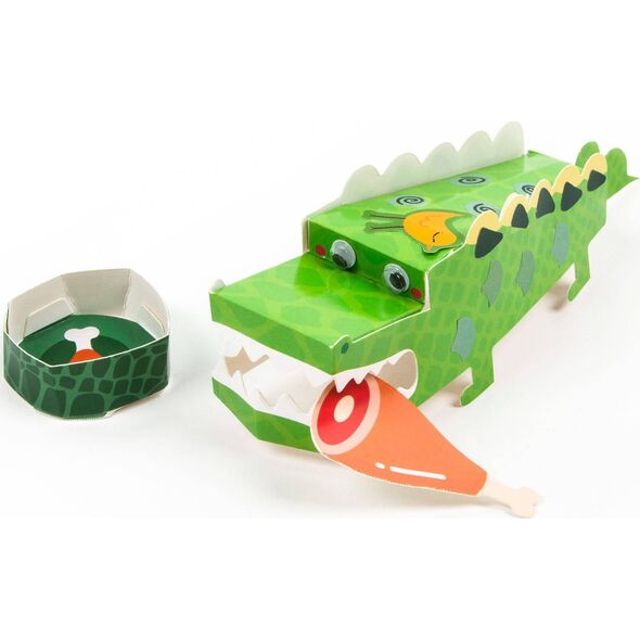 Derform ZEST KREAT FIGURKI 3D ZOO NAKLEJ 180X260 KIDEA 13469556 5901130104536