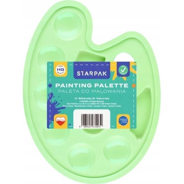 Starpak PALETA DO FARB OWAL PASTEL ZIE STK PBH 1/20 13469813 5905523672046
