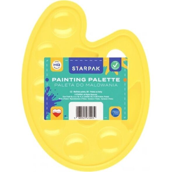 Starpak PALETA DO FARB OWAL PASTEL ZOL STK PBH 1/20 13469817 5905523672053
