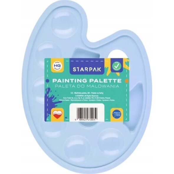 Starpak PALETA DO FARB OWAL PASTEL NIEB STK PBH 1/20 13469819 5905523672022
