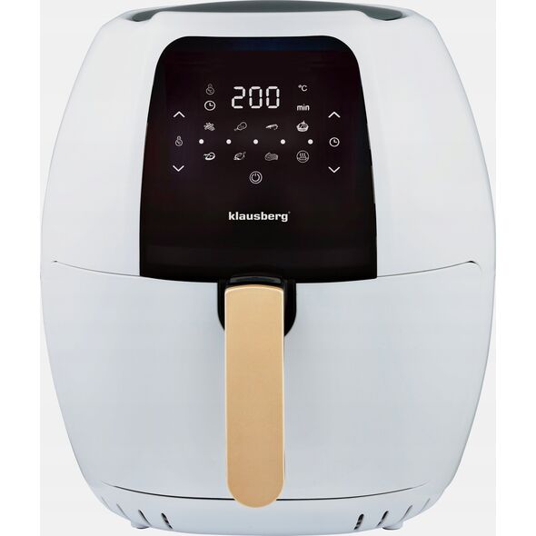 Klausberg DUŻA FRYTOWNICA BEZTŁUSZCZOWA BIAŁA 7.7L 1800W KLAUSBERG AIR FRYER KB-7709 13472609 5908287277090