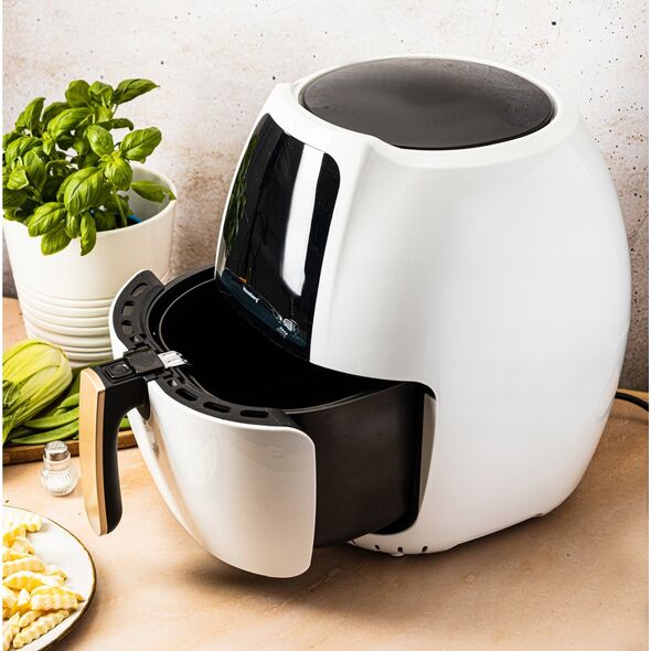 Klausberg DUŻA FRYTOWNICA BEZTŁUSZCZOWA BIAŁA 7.7L 1800W KLAUSBERG AIR FRYER KB-7709 13472609 5908287277090
