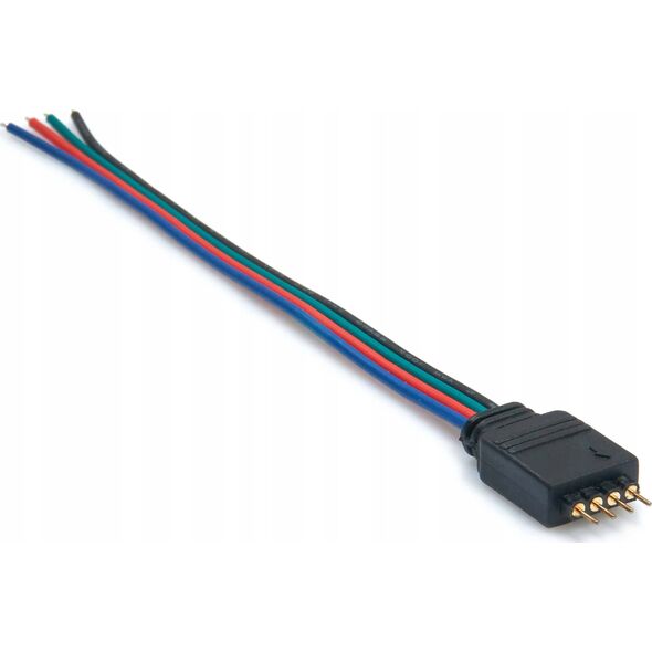 Prescot Prescot wtyk rgb 4pin do sterownika czarny wtyk-rgb-4pin-cz 13476011 5901885264752