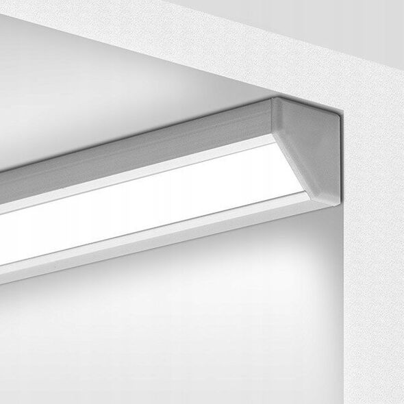 Taśma LED Prescot Prescot 45-GLAD-2M-A profil LED srebrny 13476564 5902280305750