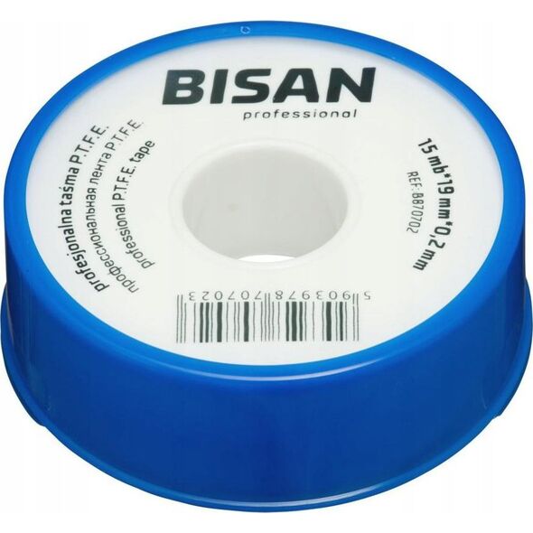 Bisan Profesjonalna taśma Bisan B870702 P.T.F.E 0,20mm/19mm/15mb niebieska 13477258 5903978707023
