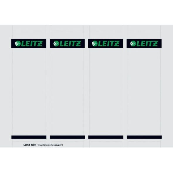 Leitz ETYKIETY GRZBIET PC LEITZ  LAF/80mm 100 13479289 4002432330751