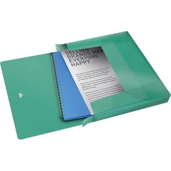 Esselte teczka Color Breeze 25 mm zielona 13479301 4049793053141