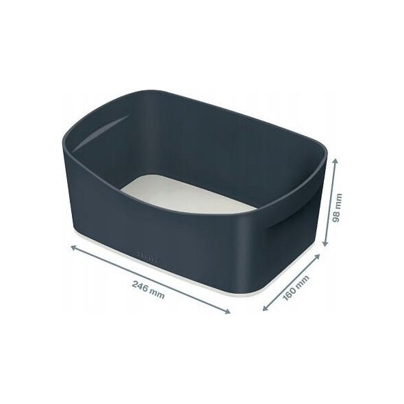 Leitz MyBox Storage Tray Cosy velvet grey 13479397 4002432128143
