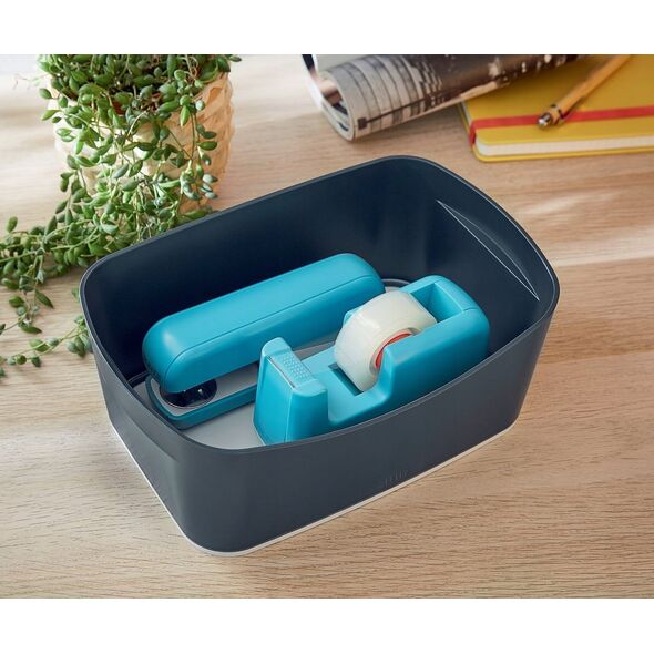 Leitz MyBox Storage Tray Cosy velvet grey 13479397 4002432128143