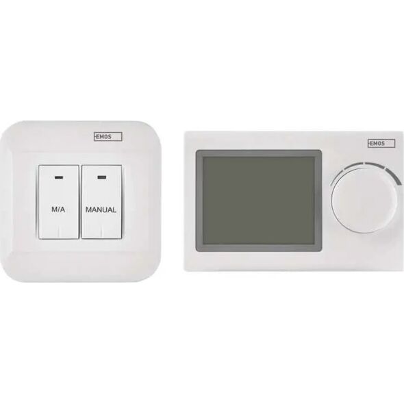 Emos Termostat bezprzewodowy Emos P5614 odbiornik 230V do systemu ogrzewania/chłodzenia biały 13491437 8592920064016