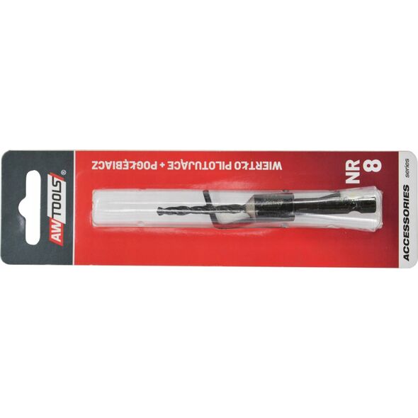 Wiertło AWTools AW WIERTŁO PILOTUJĄCE+POGŁĘBIACZ NR.10 13492409 5903678615161