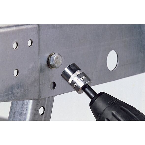 Wolfcraft 1 zestaw 3 adapterów do kluczy nasadowych  1/2 , 3/8 cala, 1/4 cala, trzpień 6-kątny 13494109 4006885879706