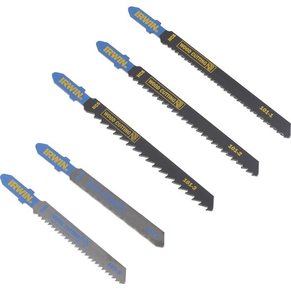Irwin IRWIN BRZESZCZOT HCS/HSS DO WYRZYNARKI / TYP T kpl. 5szt.  METAL i drewna, w blistrze 13495490 5054905300050