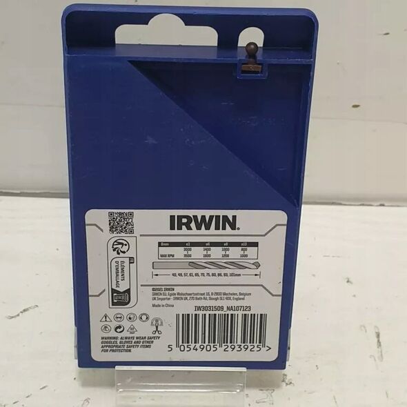 Wiertło Irwin IRWIN WIERŁO METAL HSS-R DIN338  kpl.13szt.   1,5-2-2,5-3-3,2-3,5-4-4,5-4,8-5-5,5-6-6,5mm w kasecie 13495524 5054905293925