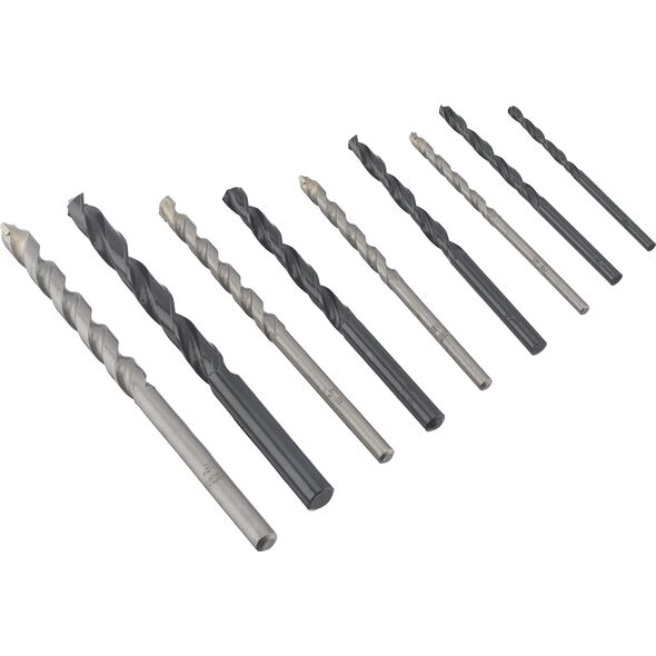 Wiertło Irwin IRWIN WIERŁO DO BETONU / METALU HSS kpl. 9szt.   3, 4(x2), 5(x2), 6(x2) i 8(x2)mm w kasecie 13495525 5054905293314