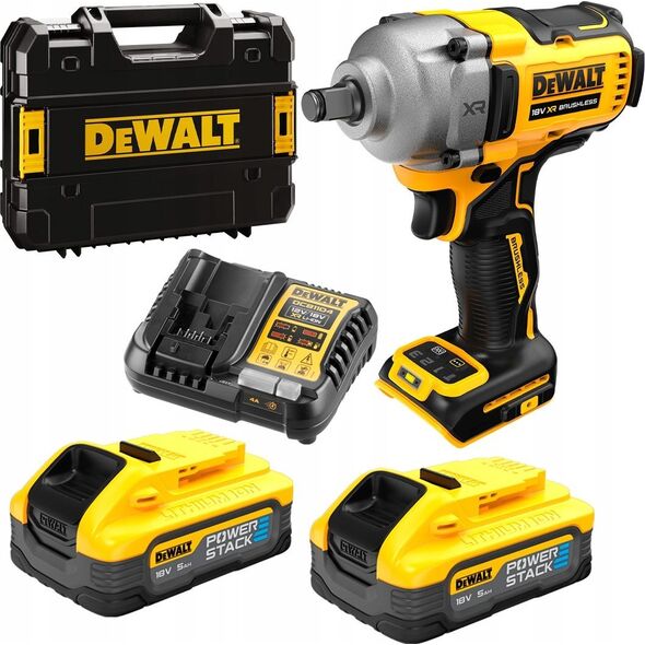 Klucz udarowy Dewalt 18v xr klucz udarowy 1/2 2x5ah ps 13497149 5035048806388