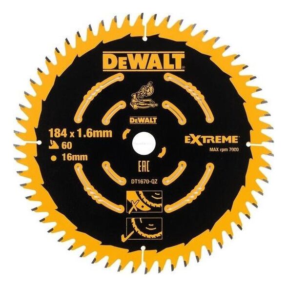 Dewalt tarcza elite csb 184 x 16mm 60t 13497159 5035048537053
