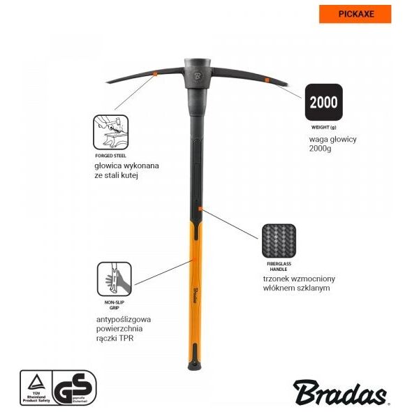 Bradas KILOF 2000g WŁÓKNO SZKLANE 13501448 5907544447528