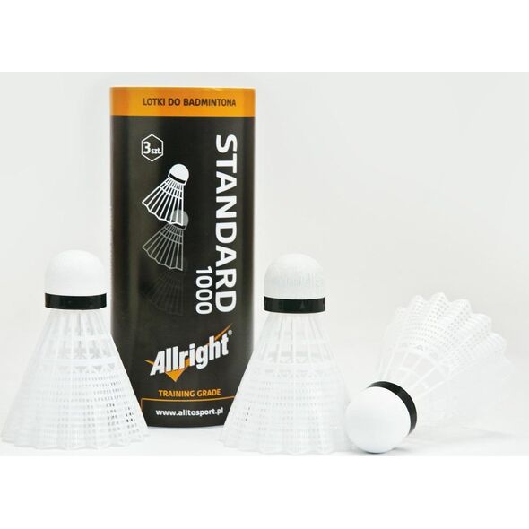 Allright Lotki do badmintona Standard 1000 3szt 13502936 5903068666148